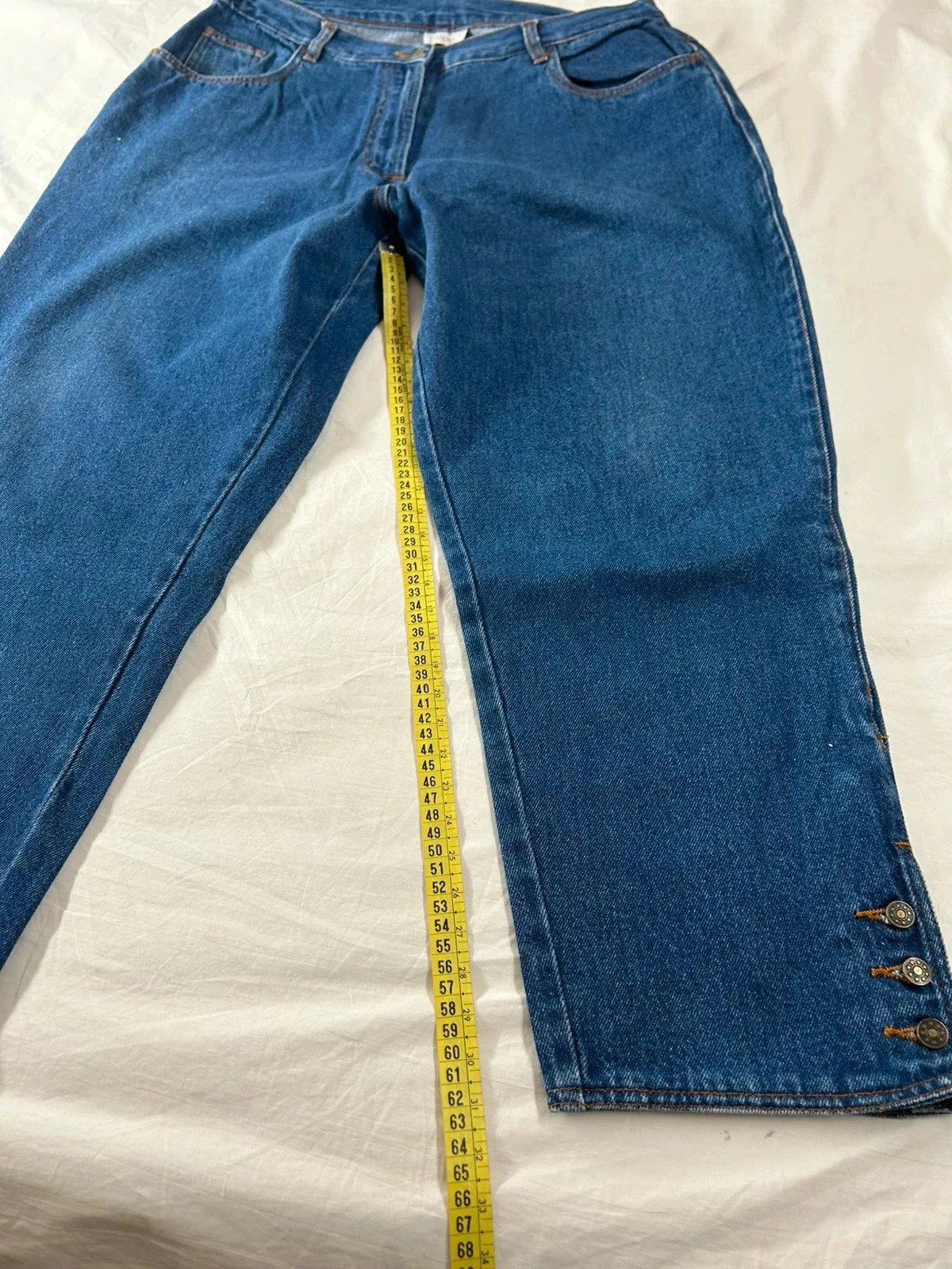 Navy blue straight leg jeans by Blancheporte size 48 – photo 6